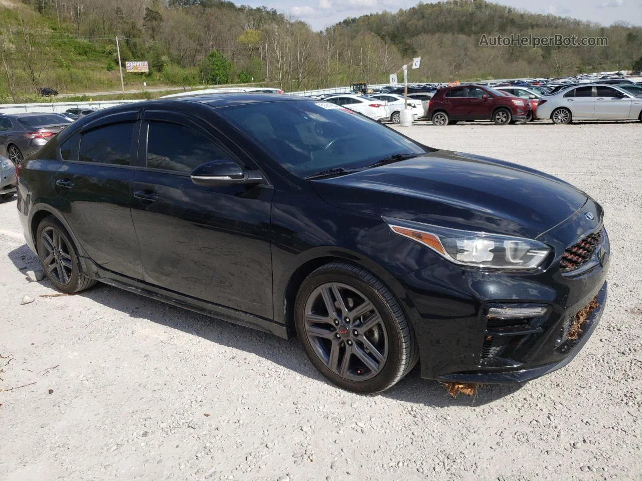 2020 Kia Forte Gt Line Black vin: 3KPF34AD0LE251302