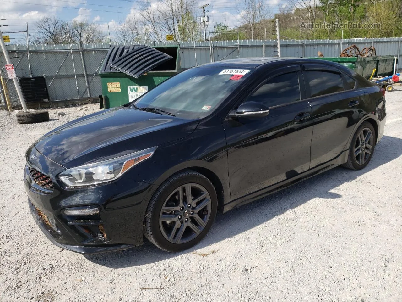 2020 Kia Forte Gt Line Black vin: 3KPF34AD0LE251302