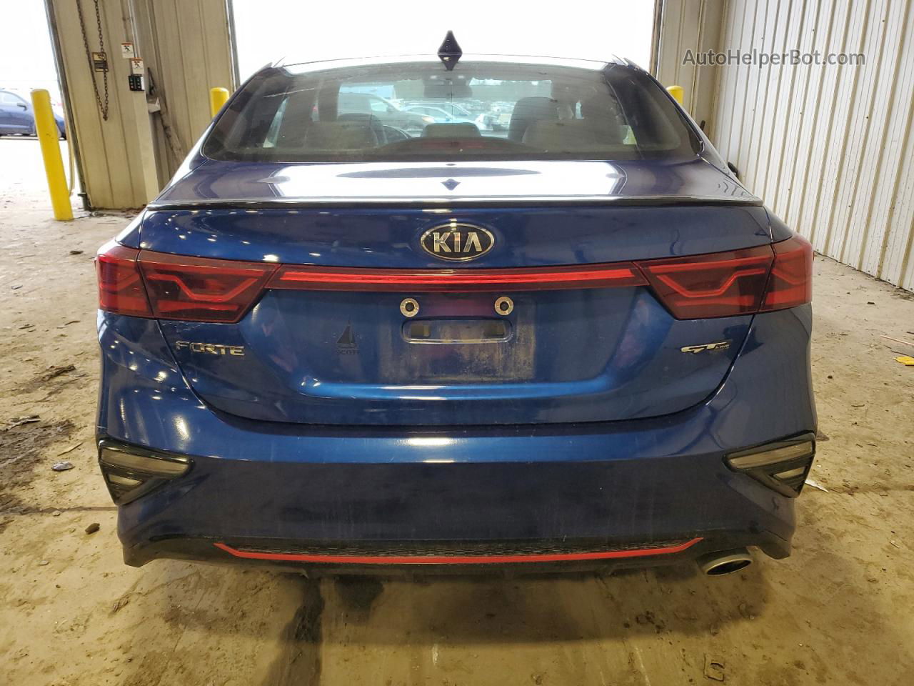 2020 Kia Forte Gt Line Blue vin: 3KPF34AD1LE252152