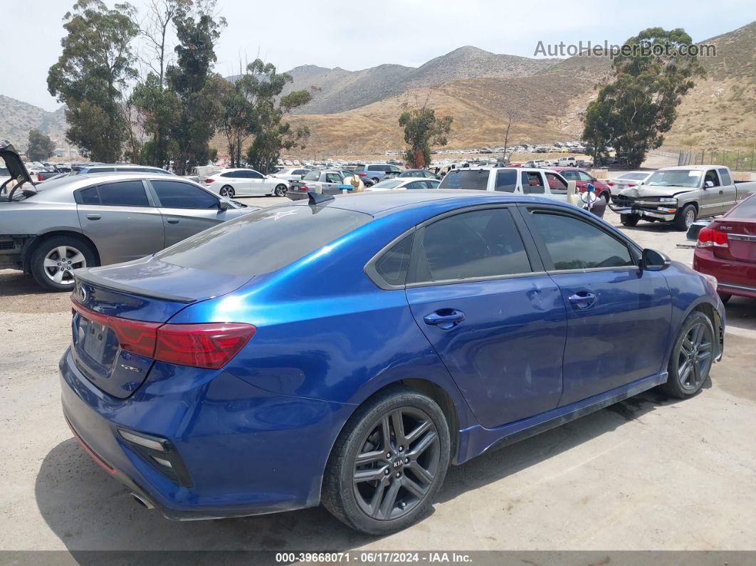 2020 Kia Forte Gt-line Blue vin: 3KPF34AD1LE260395