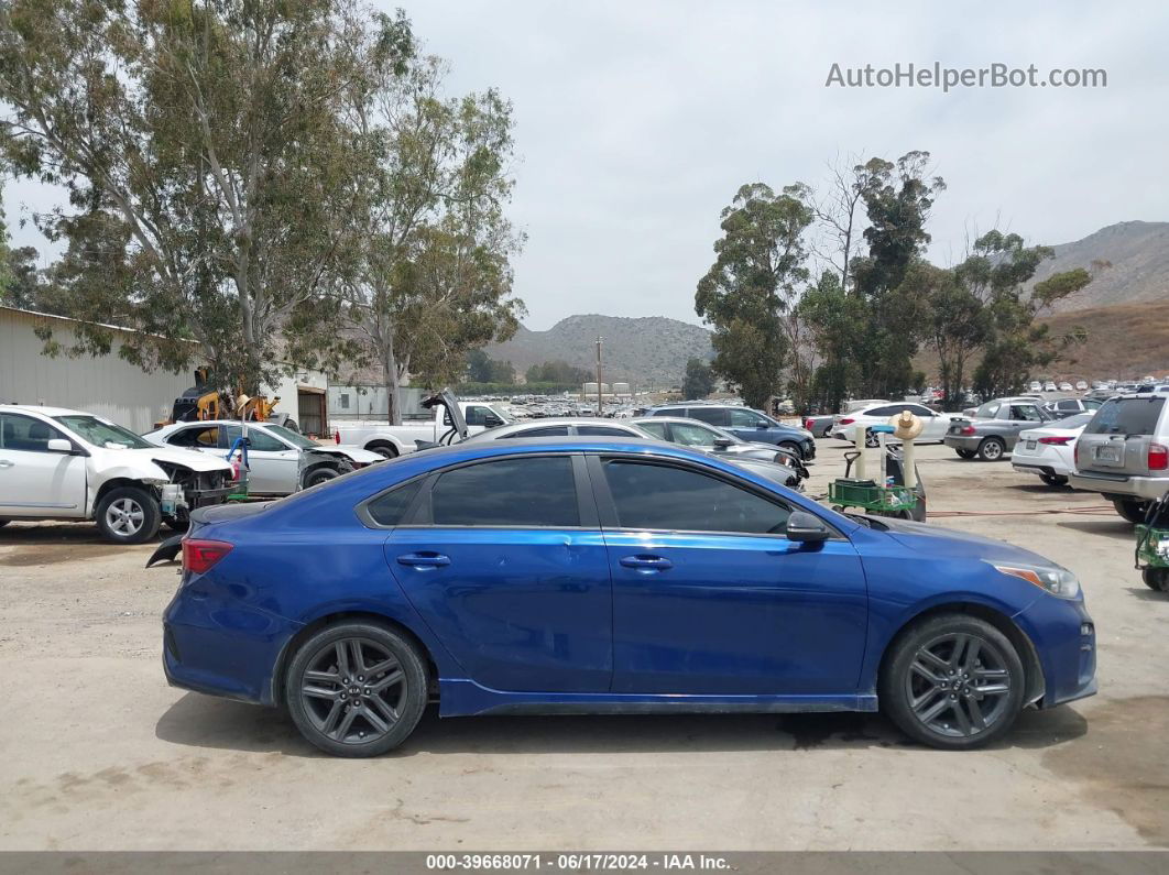 2020 Kia Forte Gt-line Blue vin: 3KPF34AD1LE260395