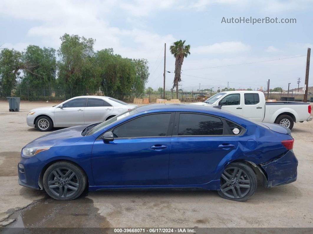 2020 Kia Forte Gt-line Blue vin: 3KPF34AD1LE260395