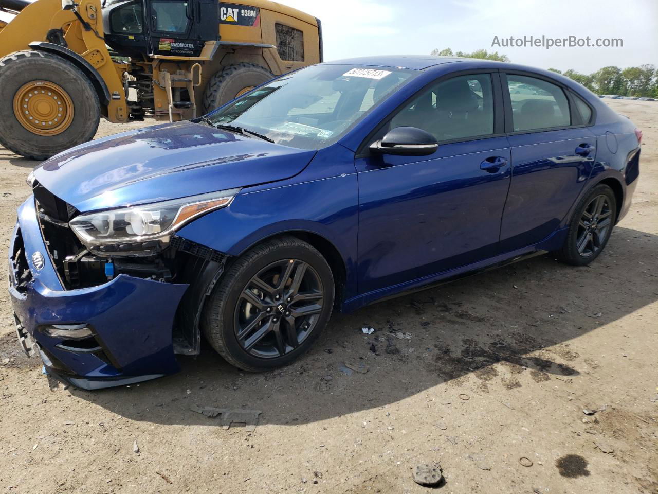 2020 Kia Forte Gt Line Blue vin: 3KPF34AD1LE261692