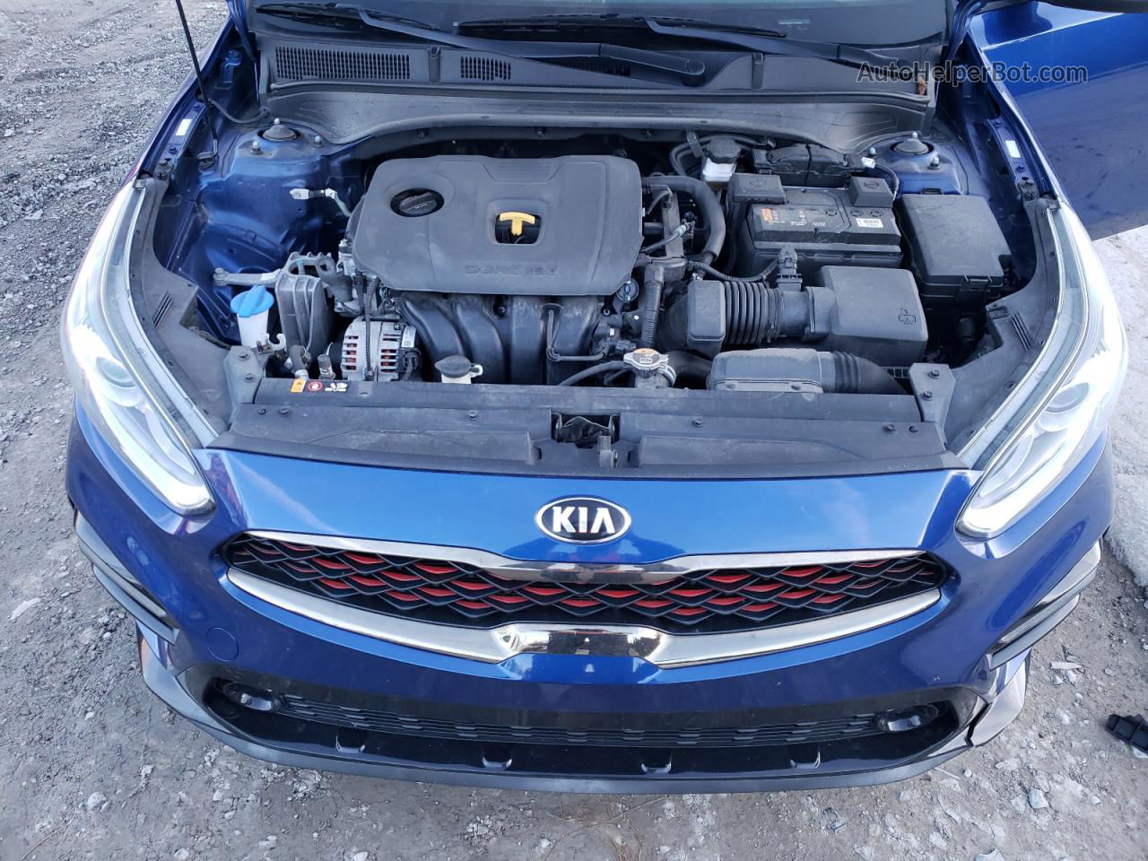 2020 Kia Forte Gt Line Синий vin: 3KPF34AD2LE159401