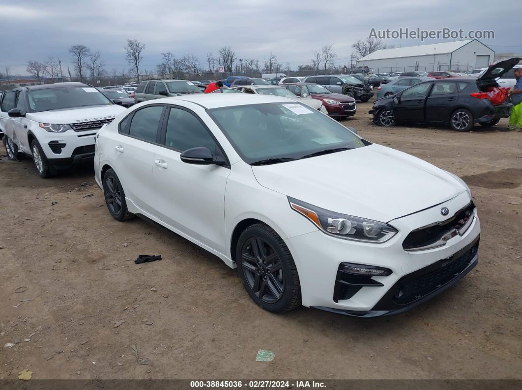 2020 Kia Forte Gt-line White vin: 3KPF34AD2LE161147