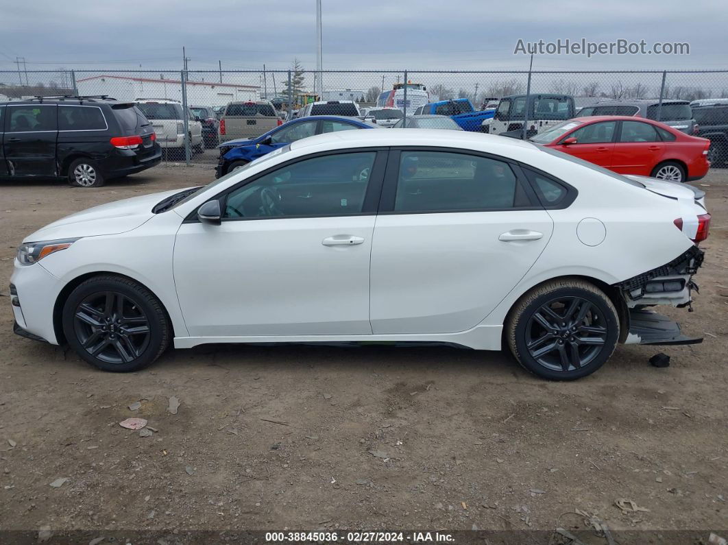 2020 Kia Forte Gt-line White vin: 3KPF34AD2LE161147