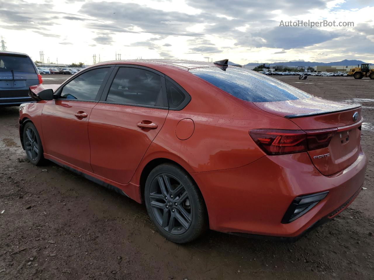 2020 Kia Forte Gt Line Orange vin: 3KPF34AD2LE253701