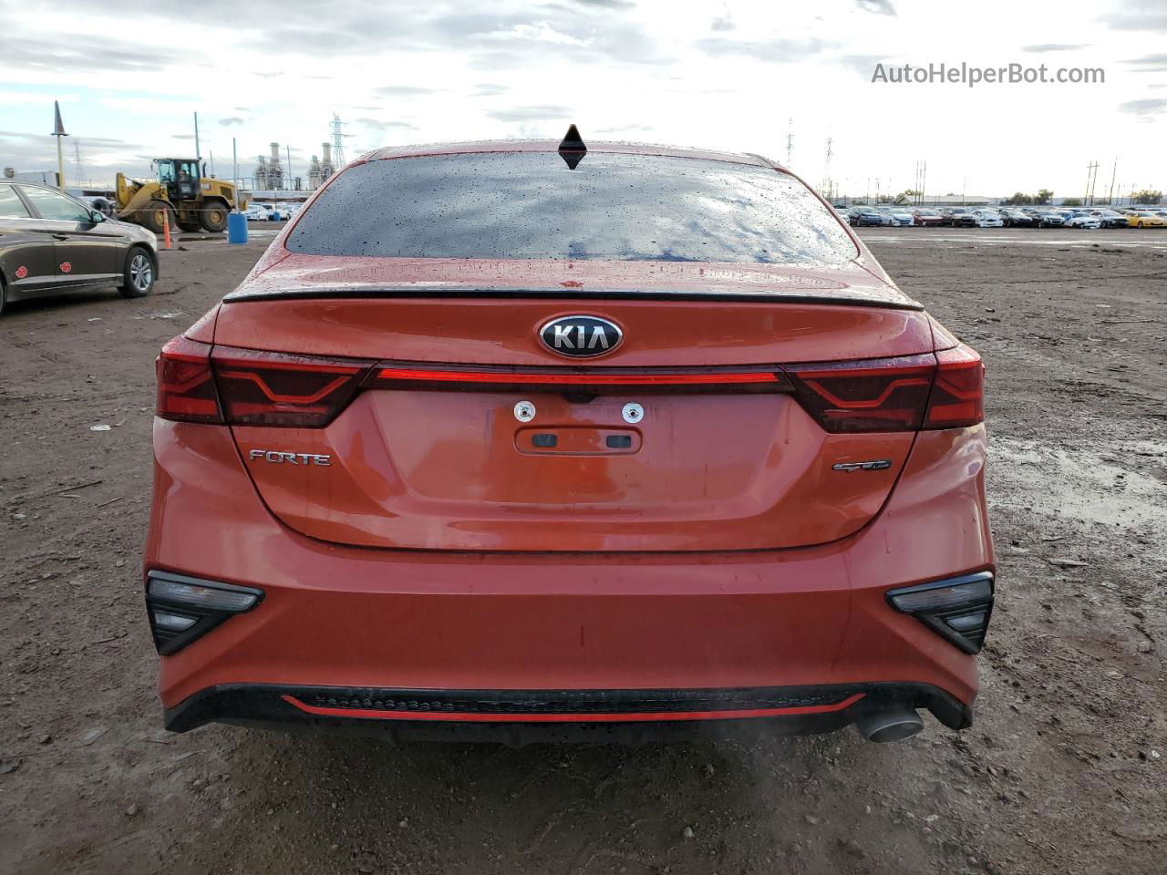 2020 Kia Forte Gt Line Orange vin: 3KPF34AD2LE253701