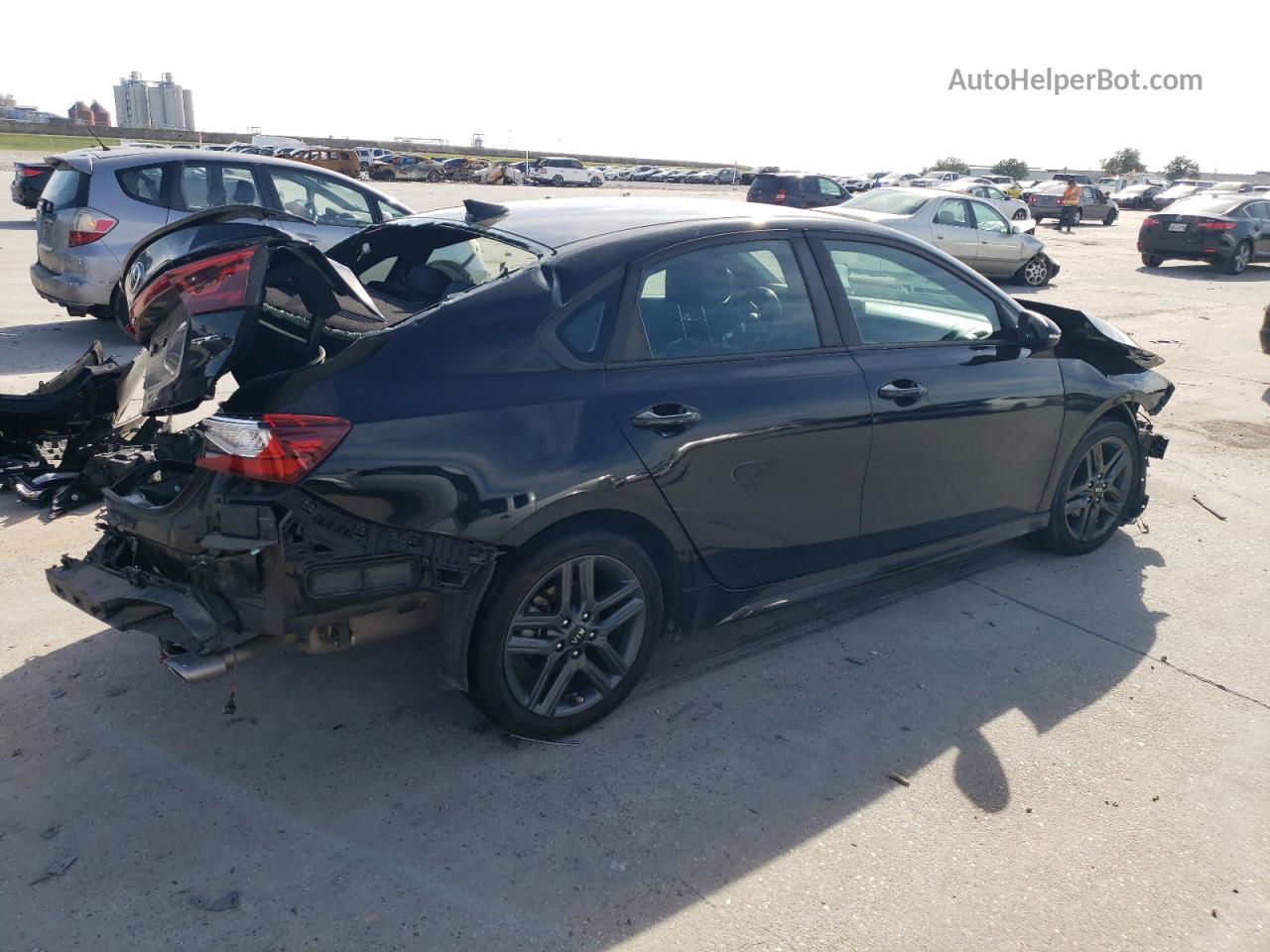 2020 Kia Forte Gt Line Black vin: 3KPF34AD3LE161805