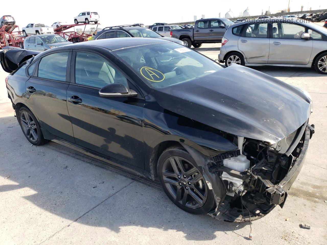 2020 Kia Forte Gt Line Black vin: 3KPF34AD3LE161805