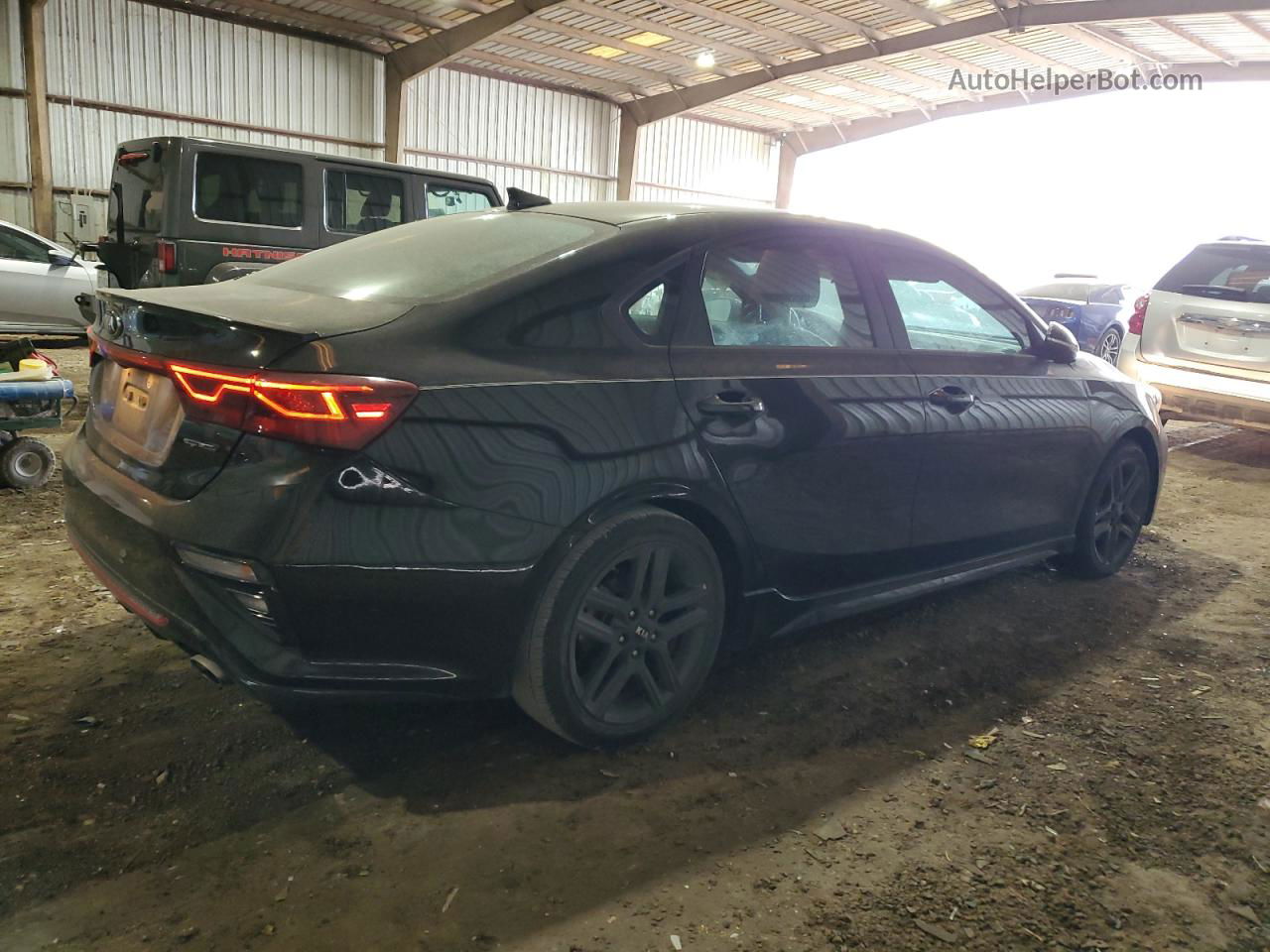 2020 Kia Forte Gt Line Черный vin: 3KPF34AD3LE197090