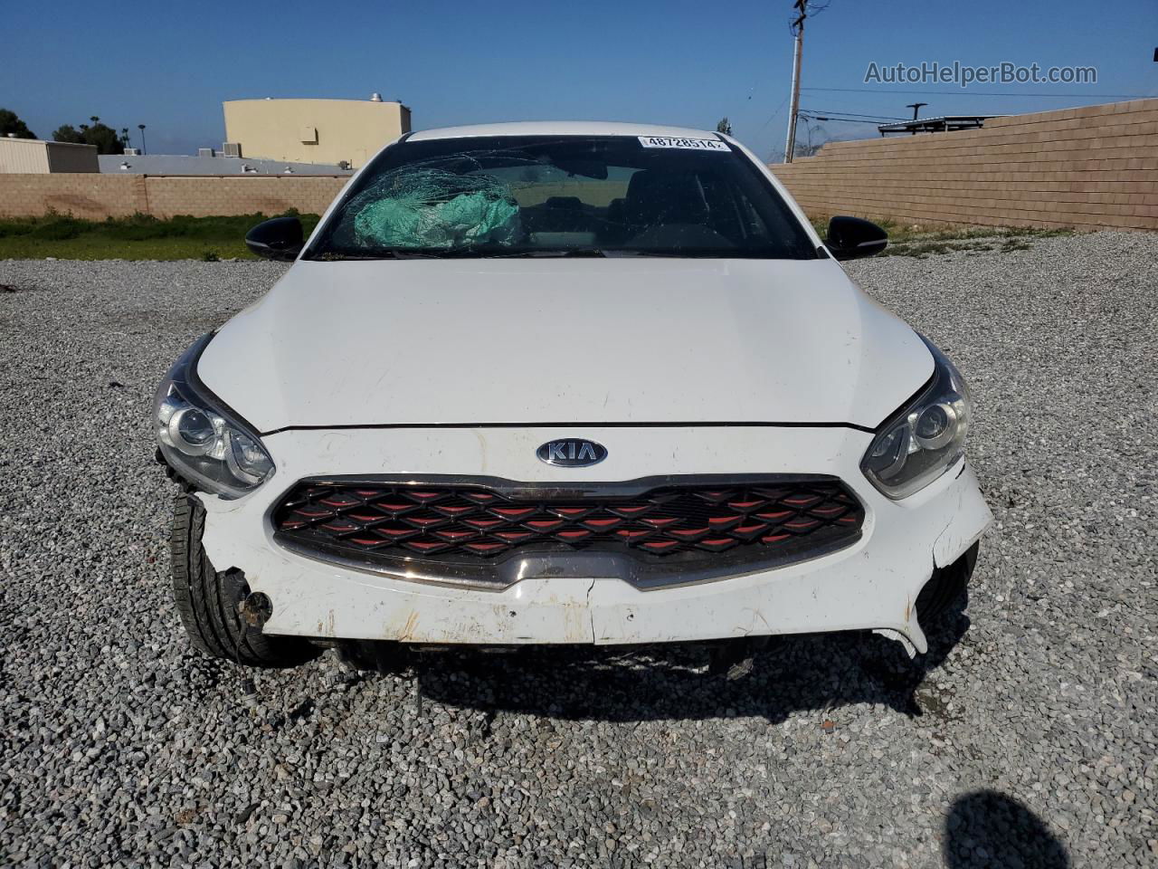 2020 Kia Forte Gt Line Белый vin: 3KPF34AD3LE231271