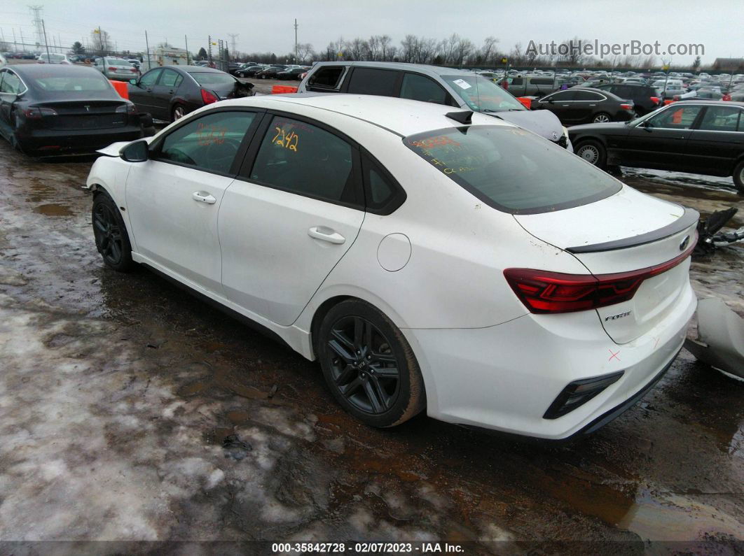 2020 Kia Forte Gt-line White vin: 3KPF34AD4LE178774