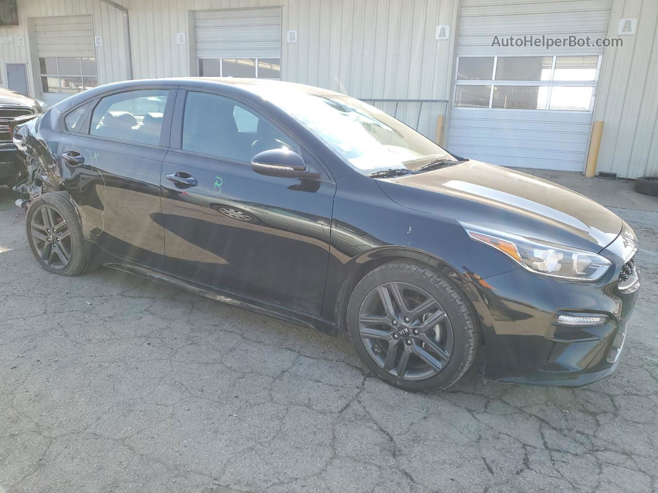 2020 Kia Forte Gt Line Черный vin: 3KPF34AD4LE155656