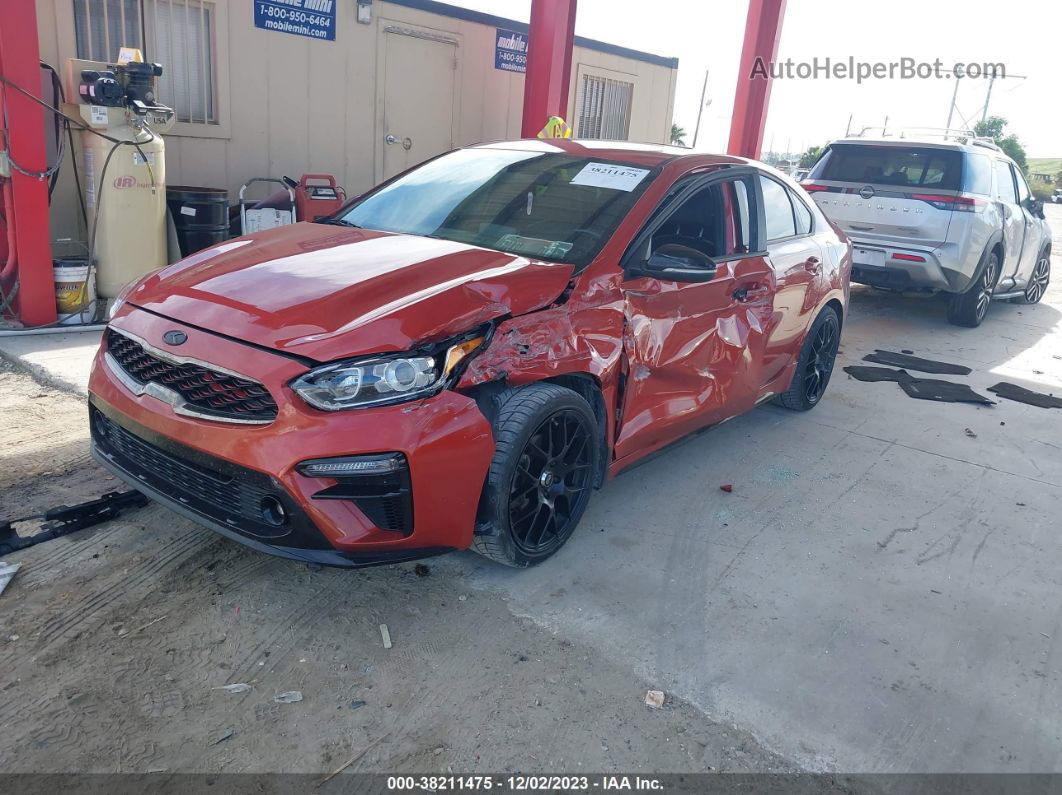 2020 Kia Forte Gt-line Orange vin: 3KPF34AD4LE159738