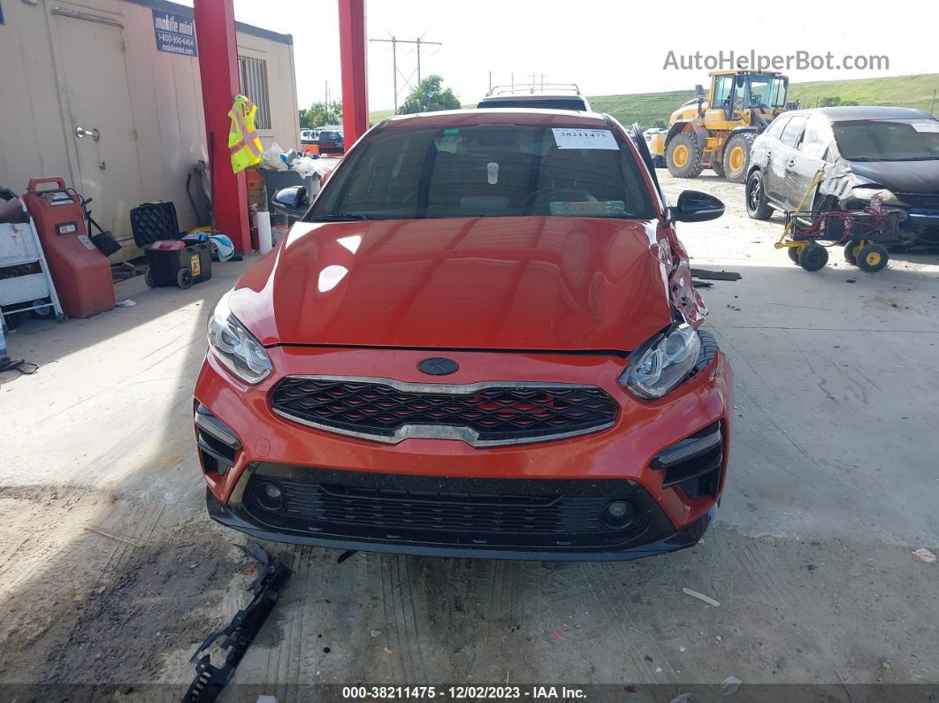 2020 Kia Forte Gt-line Orange vin: 3KPF34AD4LE159738