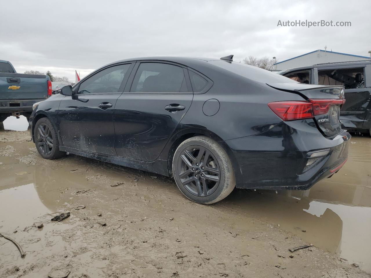 2020 Kia Forte Gt Line Черный vin: 3KPF34AD4LE237984