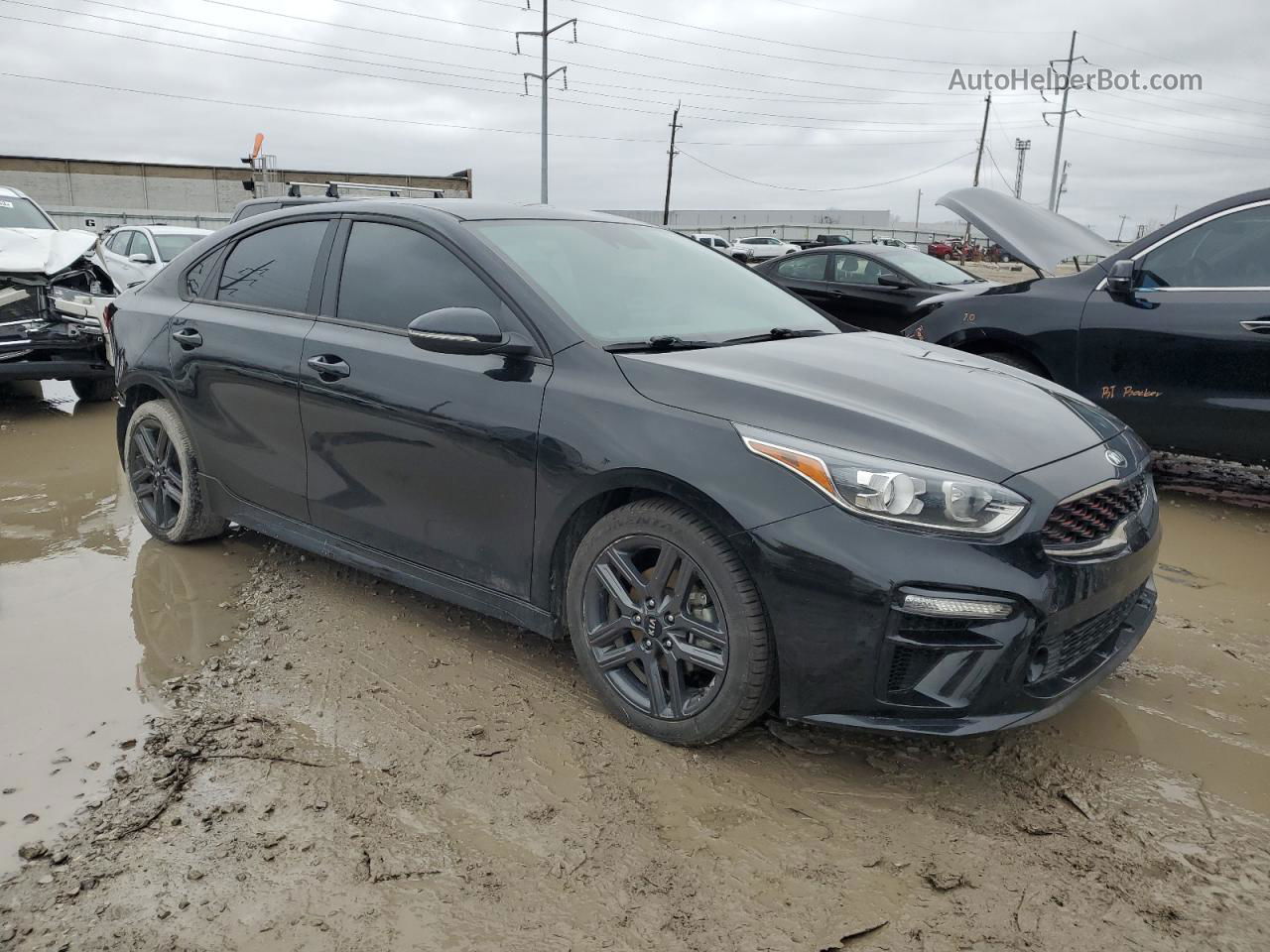 2020 Kia Forte Gt Line Black vin: 3KPF34AD4LE237984