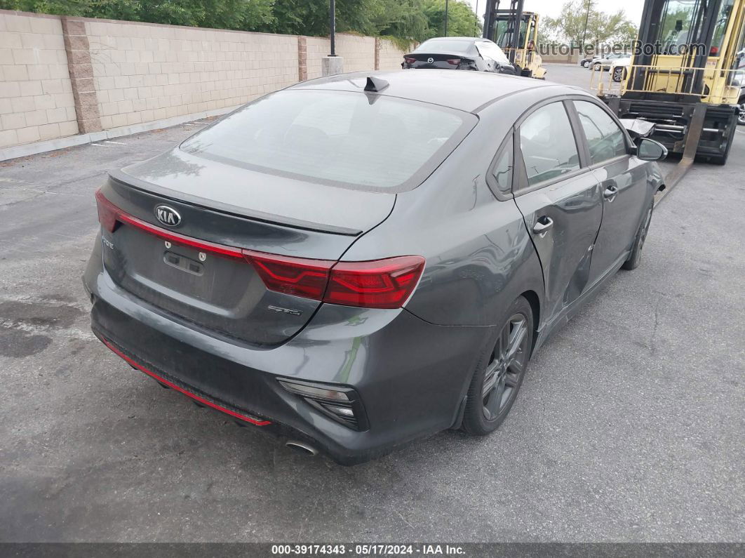 2020 Kia Forte Gt-line Gray vin: 3KPF34AD5LE175365