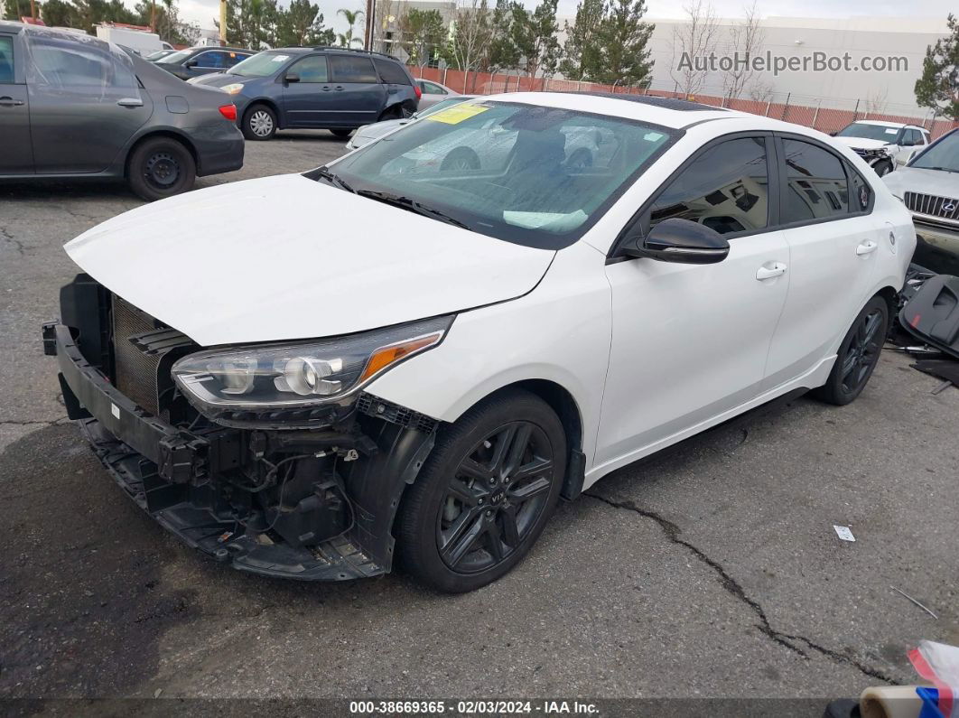 2020 Kia Forte Gt-line White vin: 3KPF34AD5LE177892