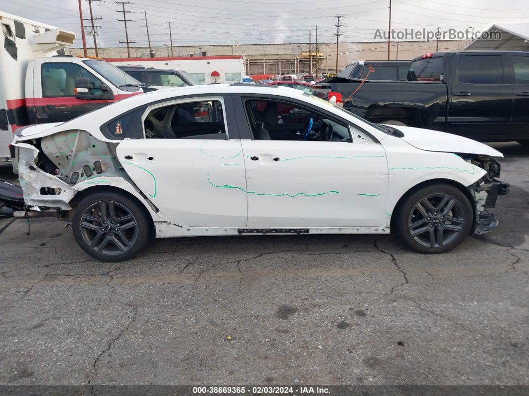 2020 Kia Forte Gt-line White vin: 3KPF34AD5LE177892