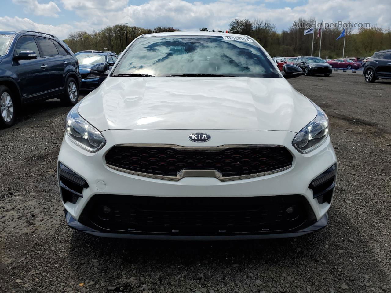 2020 Kia Forte Gt Line Белый vin: 3KPF34AD5LE242000