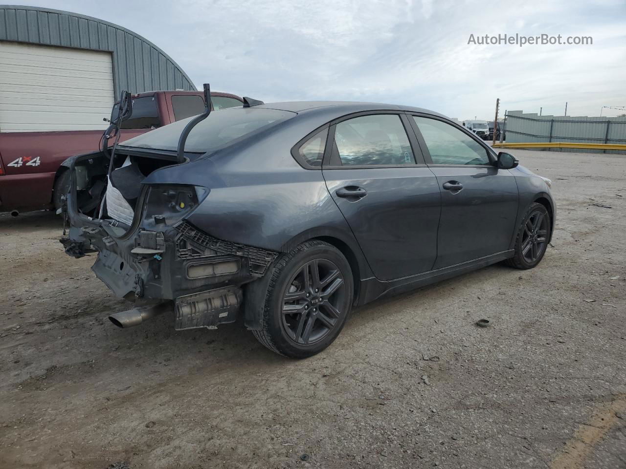 2020 Kia Forte Gt Line Gray vin: 3KPF34AD6LE228218