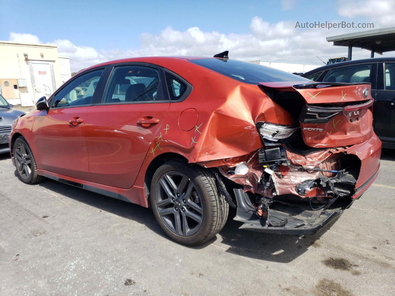 2020 Kia Forte Gt Line Red vin: 3KPF34AD6LE255726