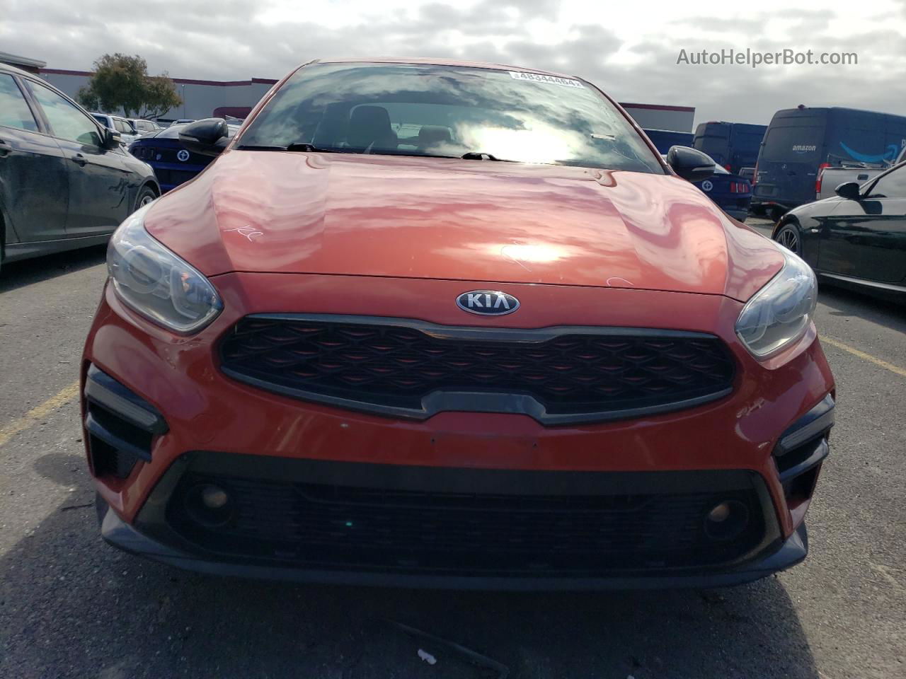 2020 Kia Forte Gt Line Красный vin: 3KPF34AD6LE255726