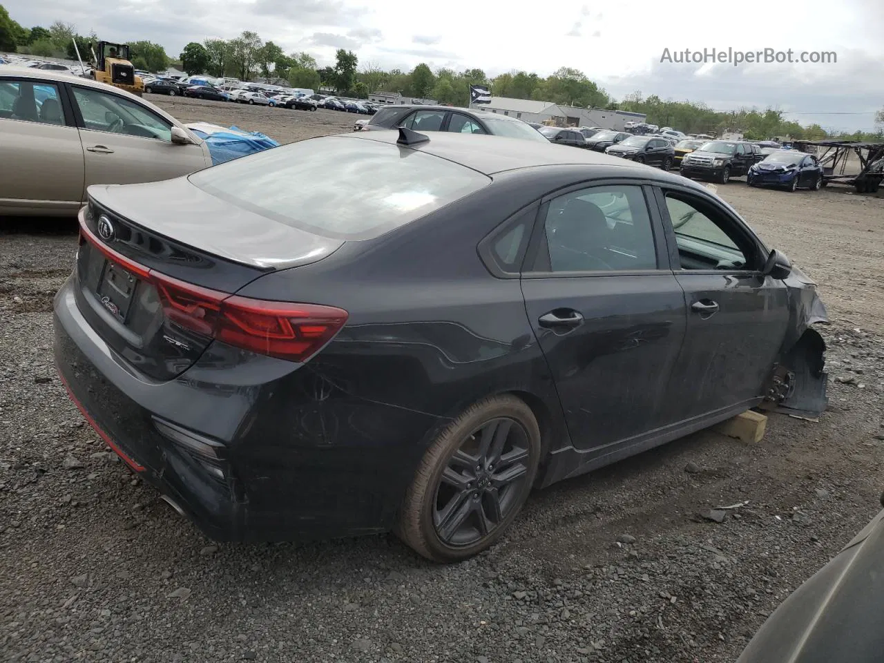 2020 Kia Forte Gt Line Black vin: 3KPF34AD7LE146014