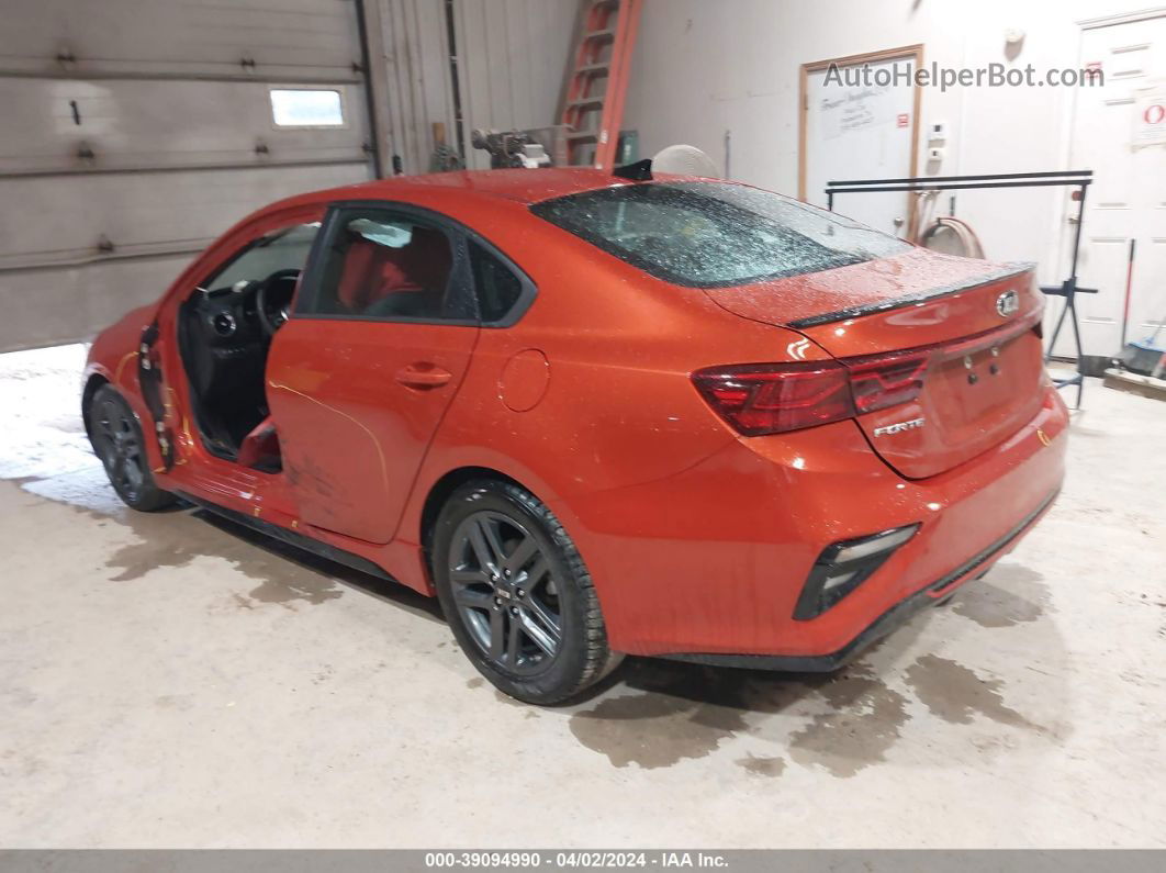 2020 Kia Forte Gt-line Orange vin: 3KPF34AD7LE161337