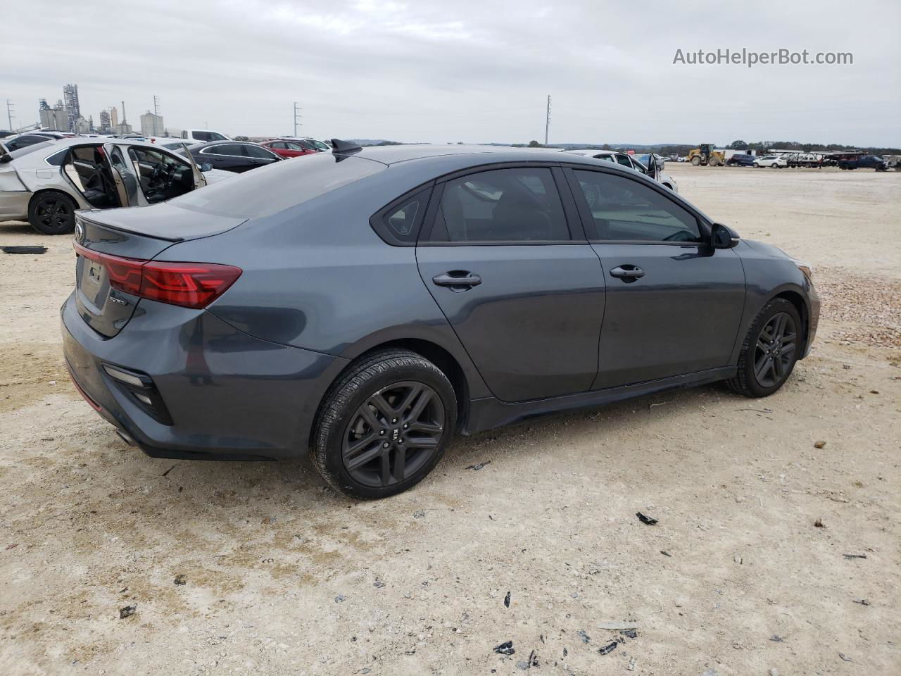 2020 Kia Forte Gt Line Gray vin: 3KPF34AD7LE206776