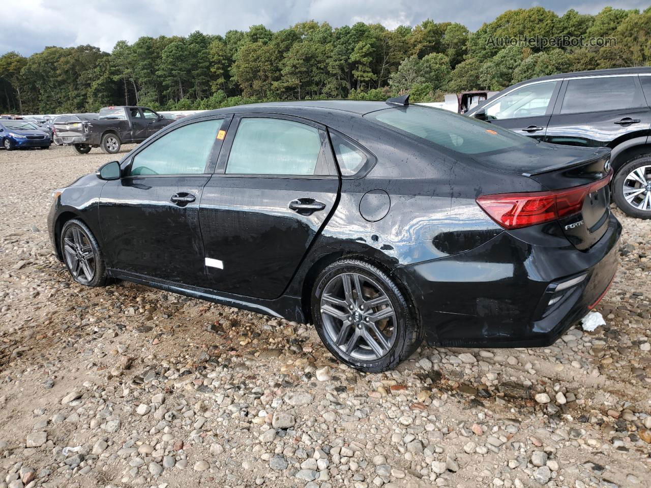 2020 Kia Forte Gt Line Black vin: 3KPF34AD7LE222914