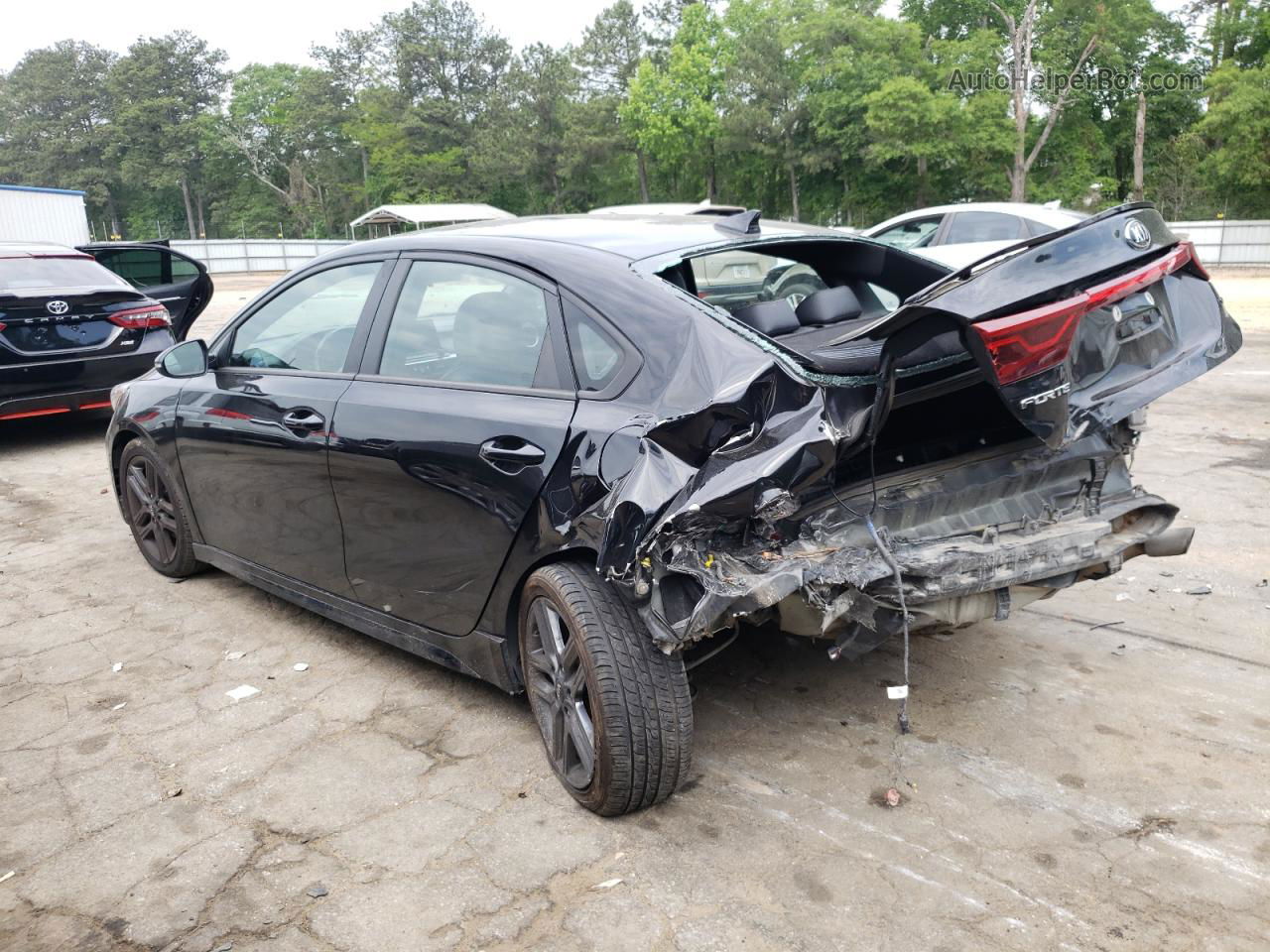 2020 Kia Forte Gt Line Black vin: 3KPF34AD7LE257341