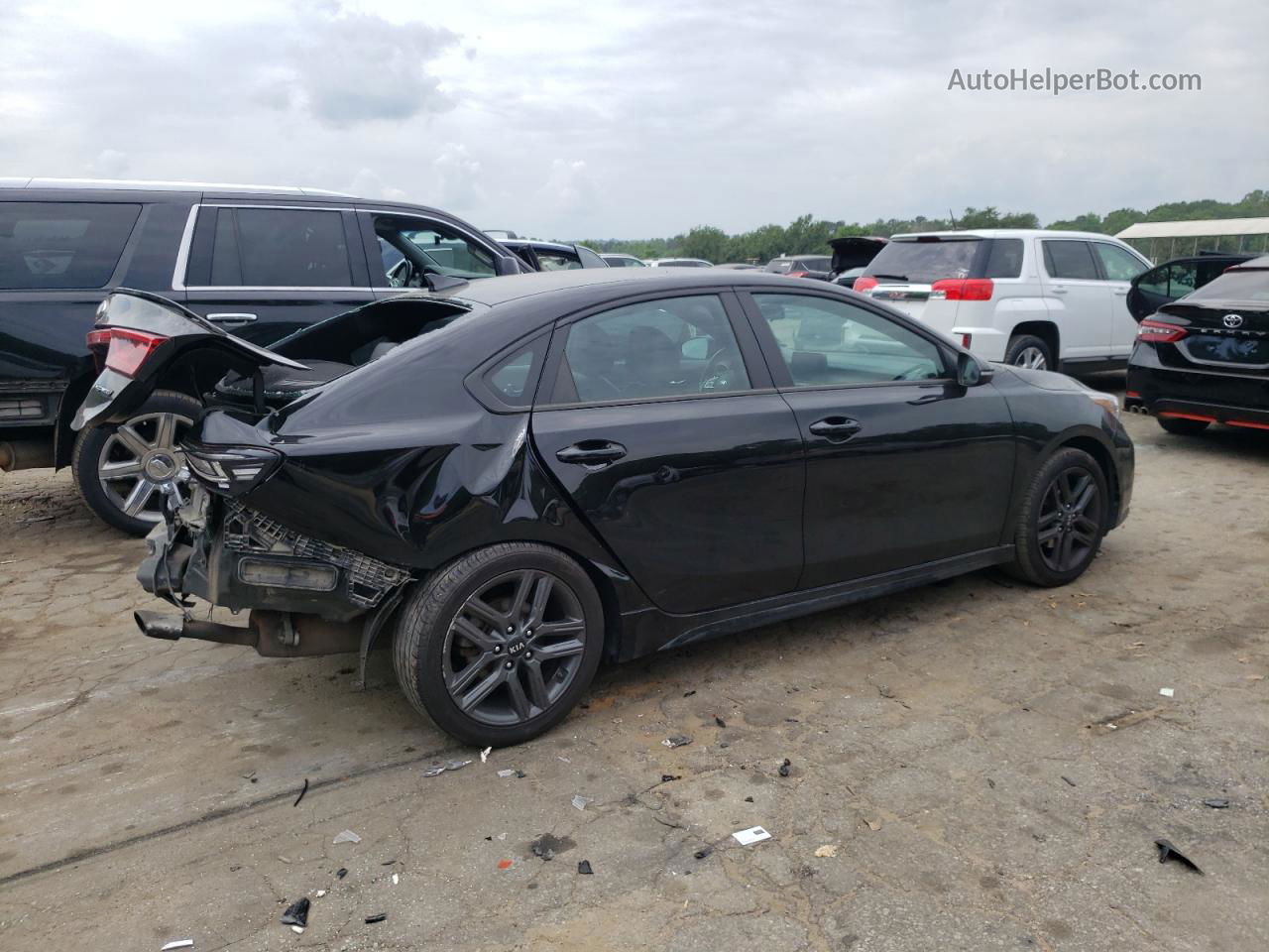 2020 Kia Forte Gt Line Black vin: 3KPF34AD7LE257341