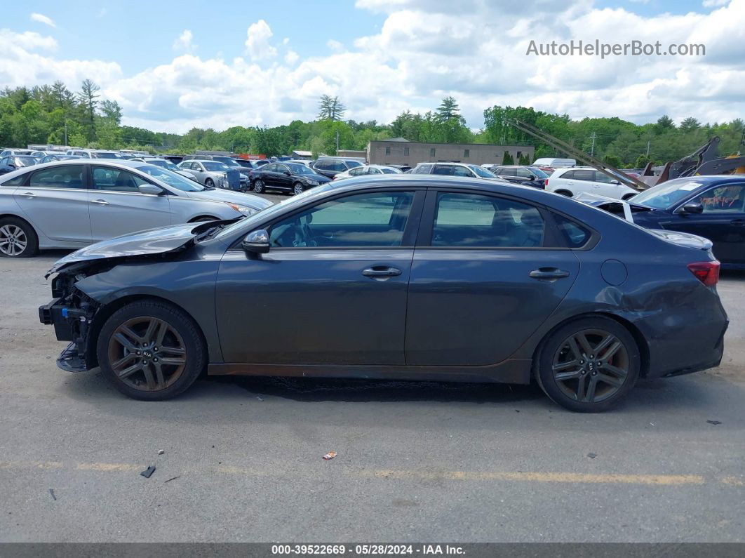 2020 Kia Forte Gt-line Gray vin: 3KPF34AD8LE257221