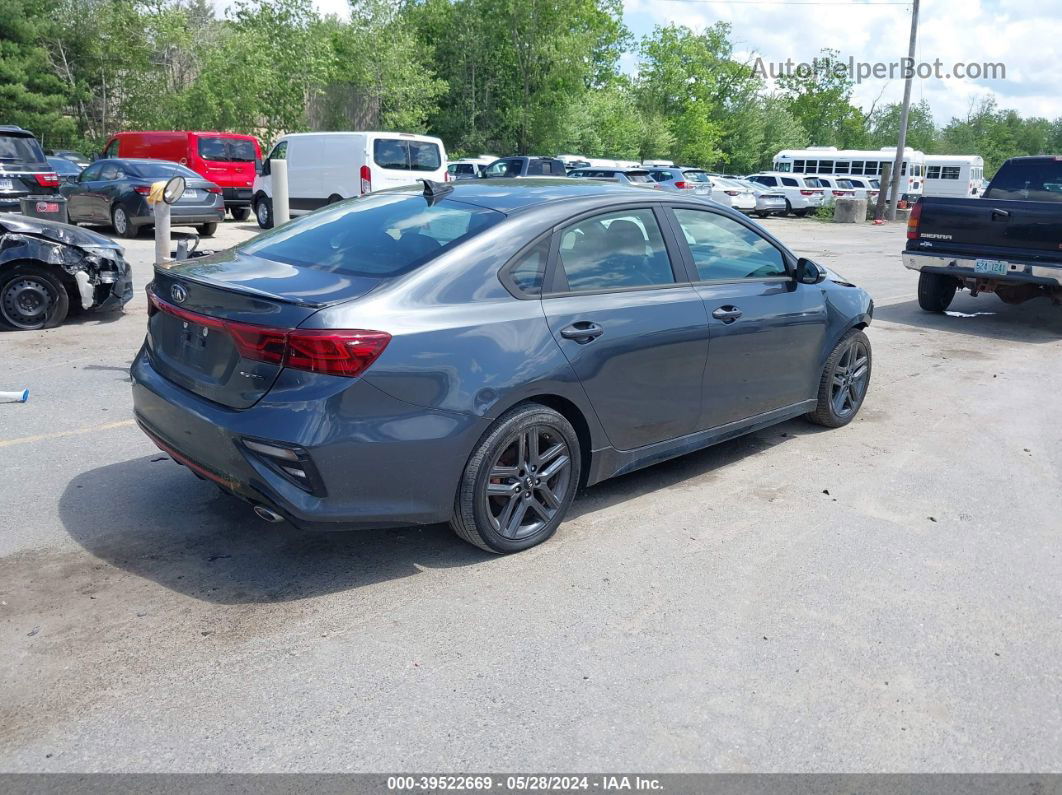 2020 Kia Forte Gt-line Gray vin: 3KPF34AD8LE257221