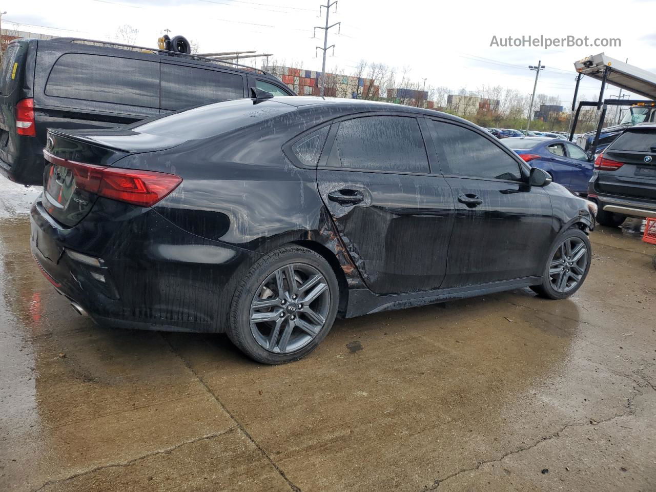 2020 Kia Forte Gt Line Черный vin: 3KPF34AD9LE161324