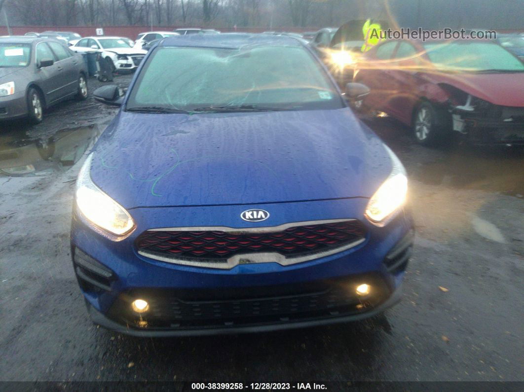 2020 Kia Forte Gt-line Dark Blue vin: 3KPF34AD9LE190211