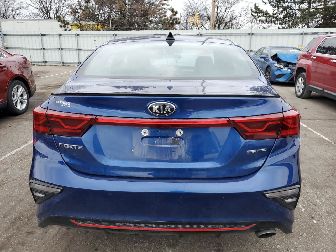 2020 Kia Forte Gt Line Blue vin: 3KPF34AD9LE228939