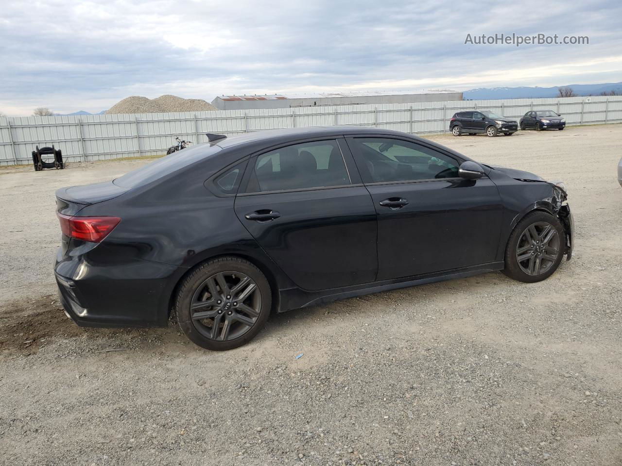 2020 Kia Forte Gt Line Черный vin: 3KPF34ADXLE155757