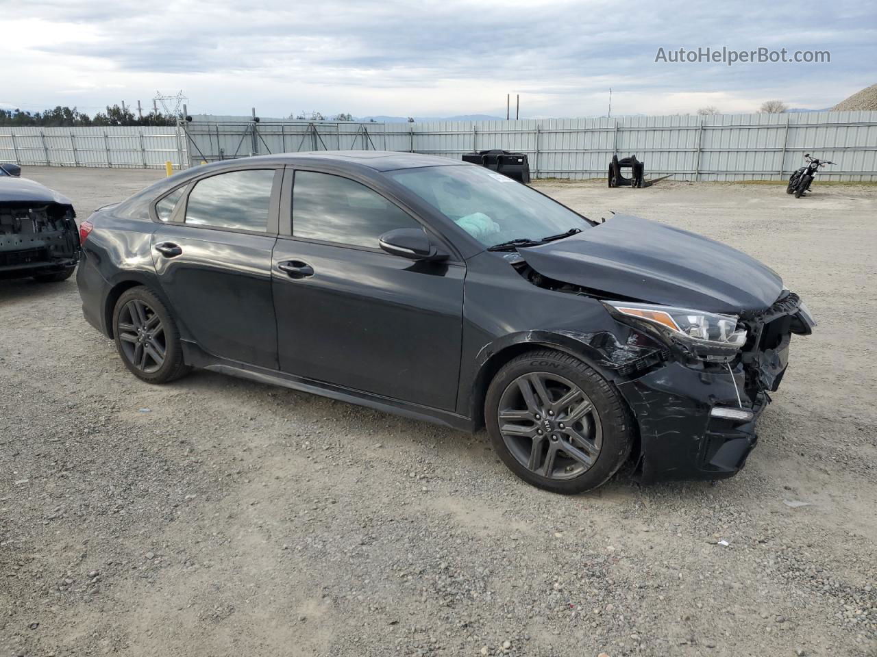 2020 Kia Forte Gt Line Черный vin: 3KPF34ADXLE155757