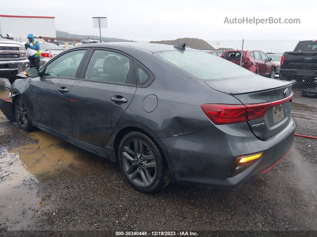 2020 Kia Forte Gt-line Gray vin: 3KPF34ADXLE251615