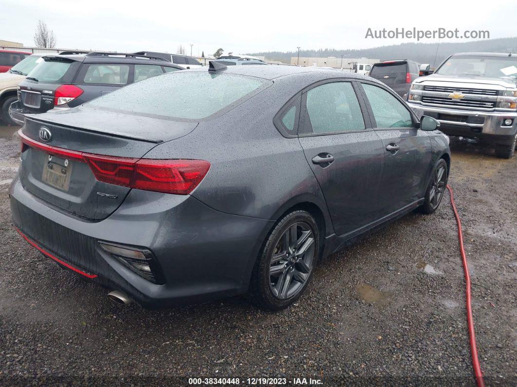 2020 Kia Forte Gt-line Gray vin: 3KPF34ADXLE251615