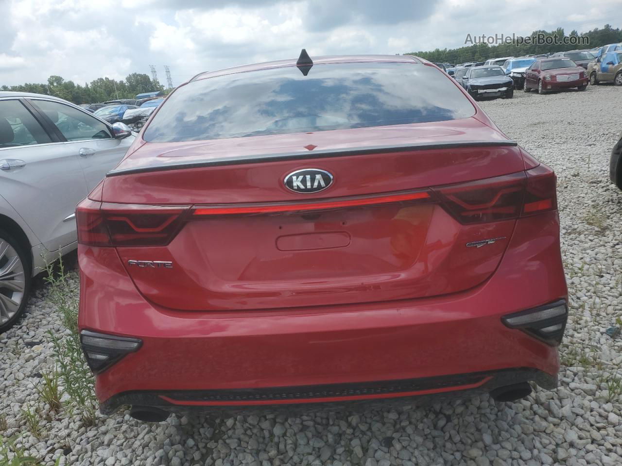 2020 Kia Forte Gt Red vin: 3KPF44AC0LE227957