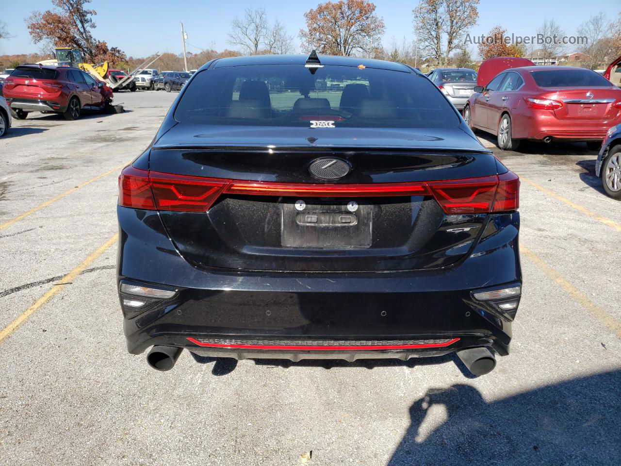 2020 Kia Forte Gt Black vin: 3KPF44AC4LE193893