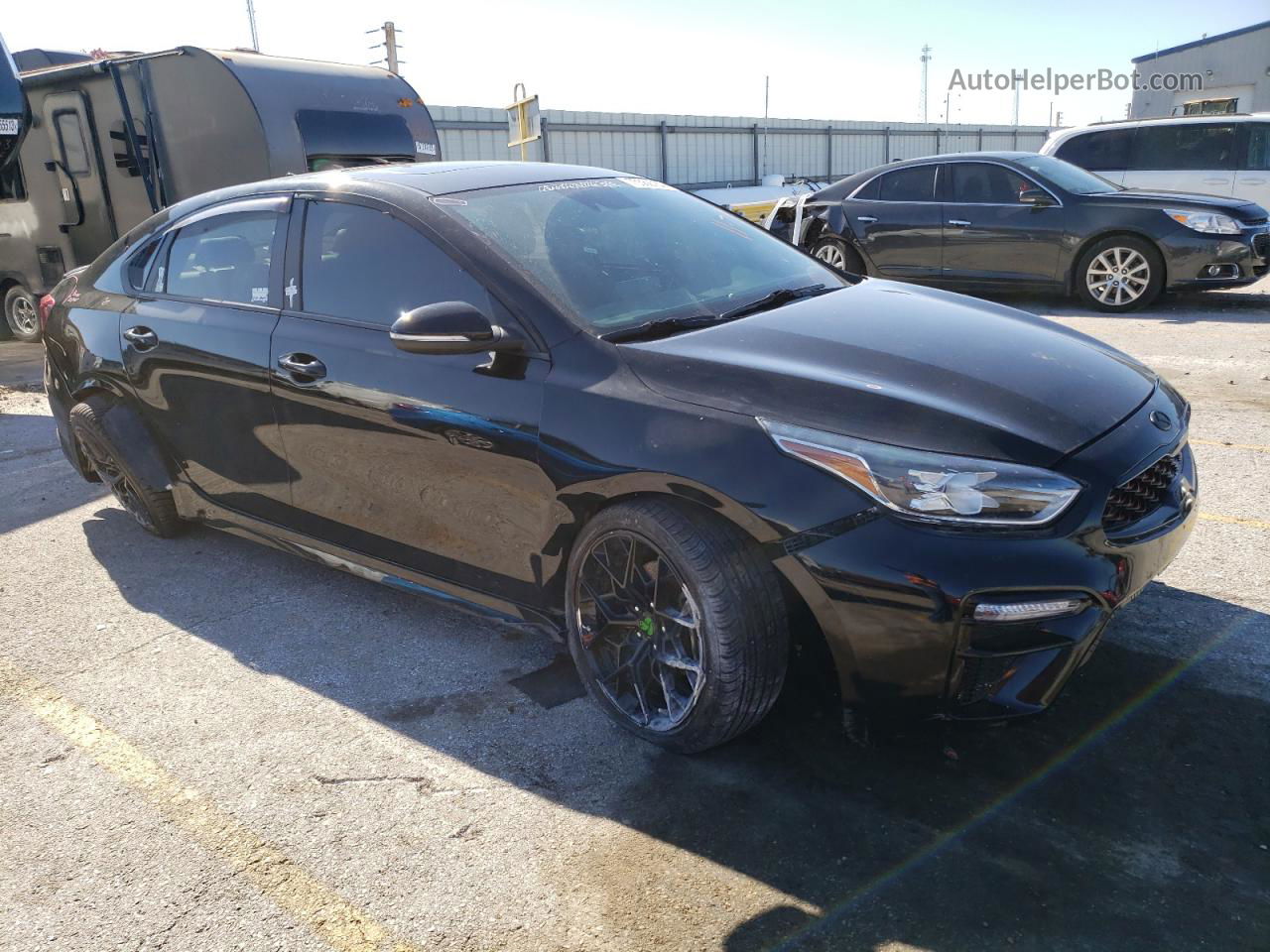 2020 Kia Forte Gt Black vin: 3KPF44AC4LE193893