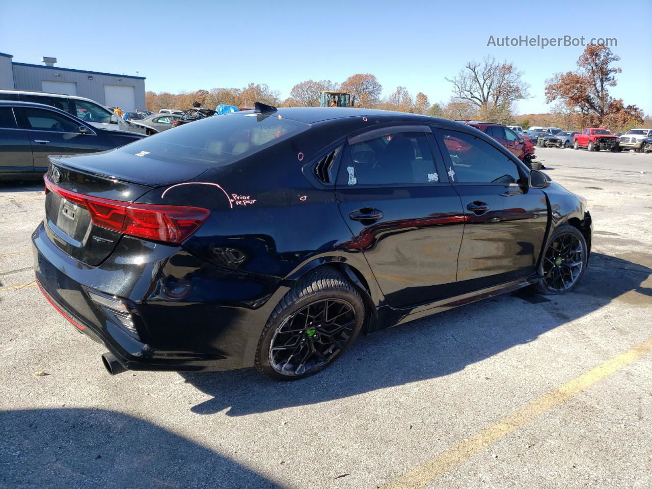 2020 Kia Forte Gt Black vin: 3KPF44AC4LE193893