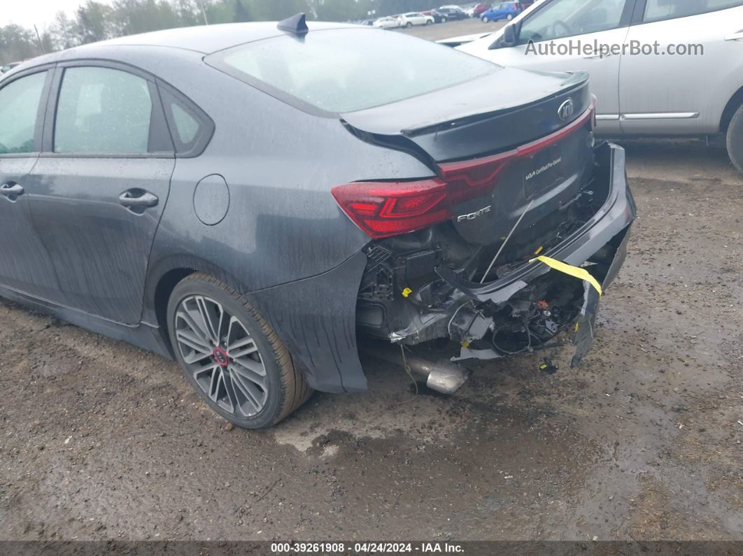 2020 Kia Forte Gt Gray vin: 3KPF44AC6LE193863