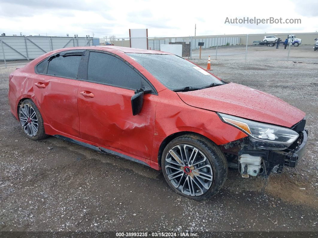 2020 Kia Forte Gt Orange vin: 3KPF44AC6LE228742